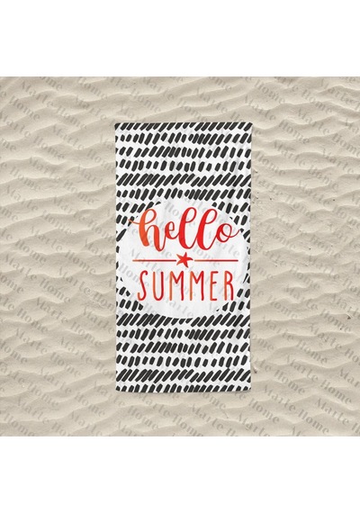 Marte Home Hello Summer K Baskılı Plaj Havlusu