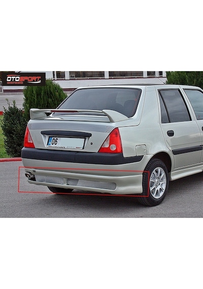 Dacia Solenza Arka Tampon Eki Fiberglass Boyasız