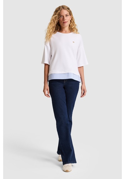 U.S. Polo Assn. U.s. Polo Assn. Kadın Beyaz Tişört 50323464-vr013