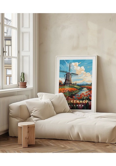 Çerçevesiz Poster Hollanda'nın Renkli Yüzü