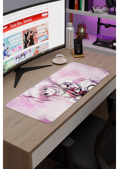Angel Beat S Anime V4 - 70x30 Xl Gaming Kauçuk Kaymaz Taban Mouse Pad Fare Altlığı