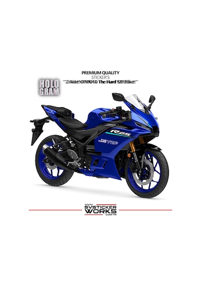 Yamaha The Hard Yzf Sticker Yüksek Kalite Folyo 2 Adet Sticker Etiket 74823975