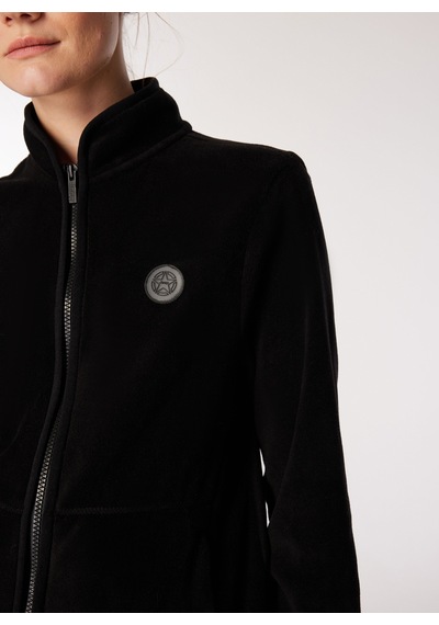 Jeep Siyah Kadın Dik Relaxed Düz Sweatshirt J4wl-swt7074