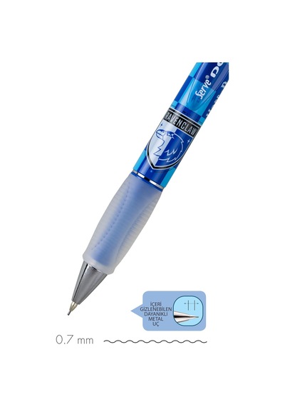 Deep Mek Kur Klm 07mm - Harry Potter Ravenclaw Damalı Mavi