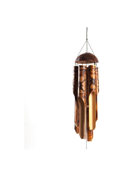 Feng Shui Coconat Bambu Rüzgar Çanı Küçük Boy Diğer