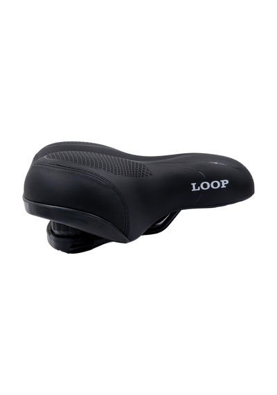 Loop Zy-9357-a Sele 255x205mm 610gr Yetişkin Mtb Geniş Bisiklet Selesi 24-26-29 Jant Uyumlu Siyah