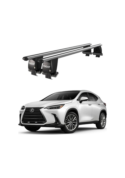 Royal Lexus Nx 2014 Ve Sonrası Uyumlu Gri Kilitli Ara Atkı Port Bagaj Tavan Barı