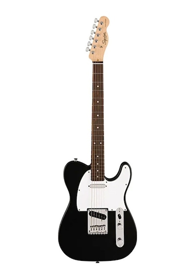 Squier 0379670506 Debut Telecaster Elektro Gitar Siyah Başlangıç Seviyesi Laurel Klavye Ve Dayanıklı Siyah Gövde