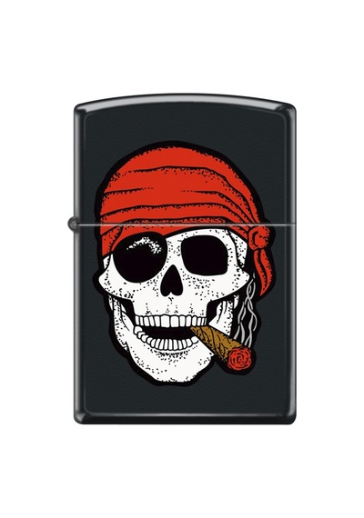 Zippo Skull With Cigar Çakmak - 218-102064