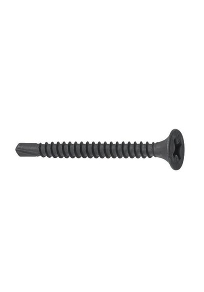 100 Adet Alçıpan Vidası Matkap Uçlu Sık Dişli 3.5x35 Mm