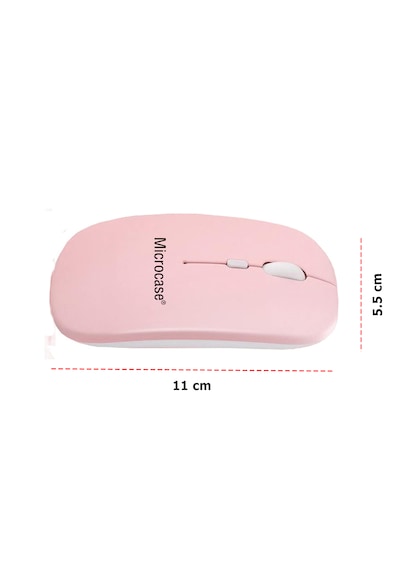 Microcase Samsung S11 11 İnch Tablet Uyumlu Tablet Çanta+türkçe Bluetooth Klavye +mouse+ Standı - Pembe Al8127 Omuz Çantası