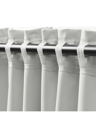 Ikea Korgmott Fon Perde 145x300 Cm Açık Gri-beyaz Çok Renkli