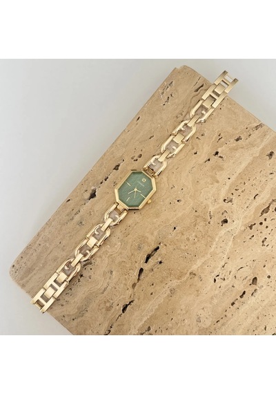 Savior Collection Luna Gold Yeşil Saat
