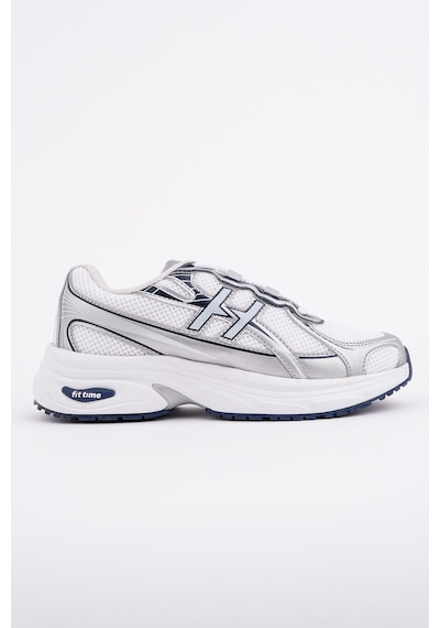 Muggo Hynex Kadın Kalın Taban Bağcıklı Günlük Sneaker Spor Ayakkabı Gri