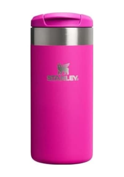 The Aerolight Transit Mug Termos Bardak, 0.35 L, Violet Blossom Açık Beyaz
