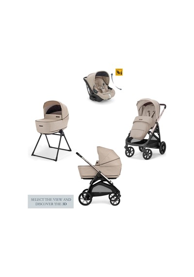 Inglesina Aptica Glam Bebek Arabası ve Darwin Recline Ana Kucaklı - Portbebeli - Stantlı 4'lü Sistem