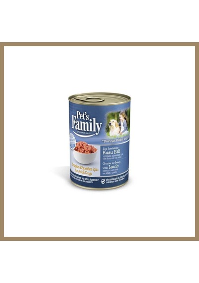 Pets Family Köpek Konserve Kuzu 400gr 1 Adet 22