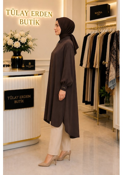 Invee İnvee Oval Kap Kahve 6832 Kahverengi