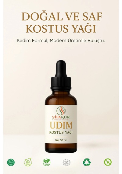 Şifakür Kostus Özlü Udi Hindi Yağı 50 ML
