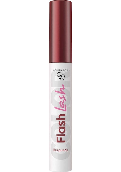 Golden Rose Suya Dayanıklı Förmüllü Hacim Veren Flash Lash Renkli Maskara 10 Burgundy