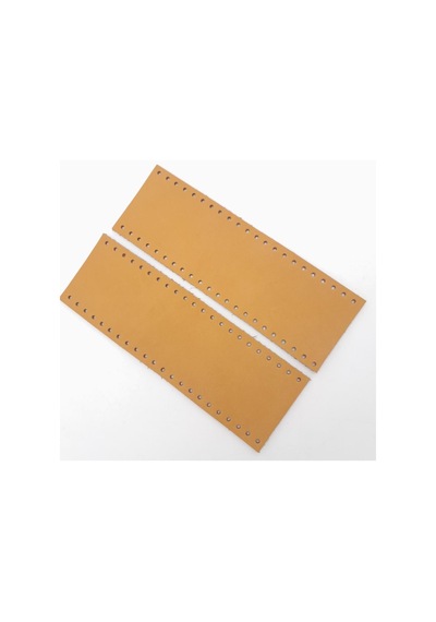 Angel Çanta Aksesuar Açık Taba Gerçek Deri Tutma Sapı 18x6 Cm Simit Sap