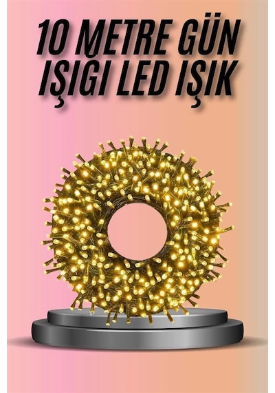 Mey İthalat Dekoratif Aydınlatma Ampüllü 10 Metre Gün Işığı Şerit Led Çok Renkli 57309451