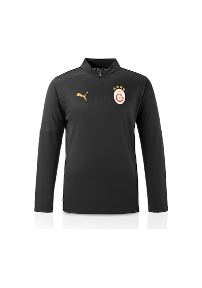 Galatasaray Puma A Takım 1/4 Fermuarlı Uzun Kollu Antrenman Üst 77967603 SIYAH
