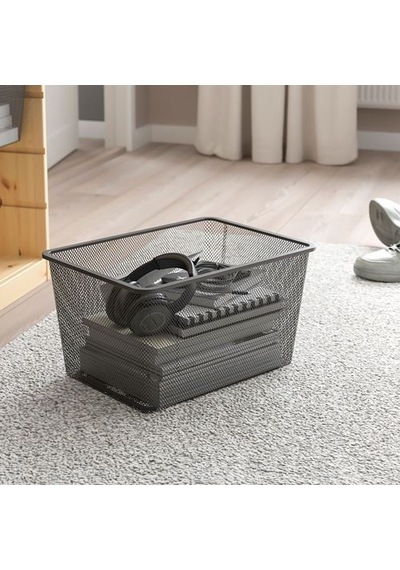 Ikea Trofast Saklama Kutusu, Koyu Gri, 42x30x23 Cm