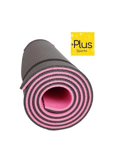 Plus Sport 10 Mm Pilates Ve Yoga Matı Siyah & Pembe Pembe Pembe