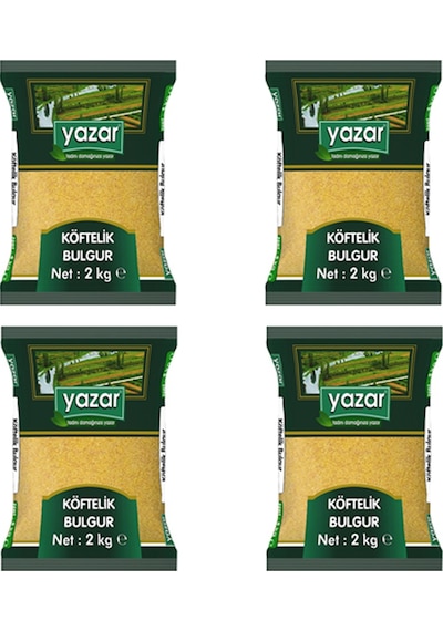 Yazar Köftelik Bulgur 4 x 2 KG