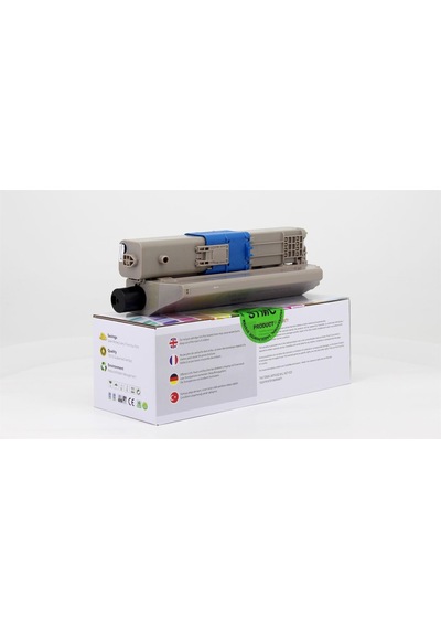 Tonermax Oki C301 / C321 / Mc342 44973544 Uyumlu Toner Siyah