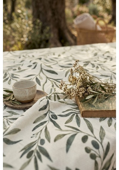 Cotton Collection Tek Kişilik Pike Olıve 160x230 Yeşil - Beyaz