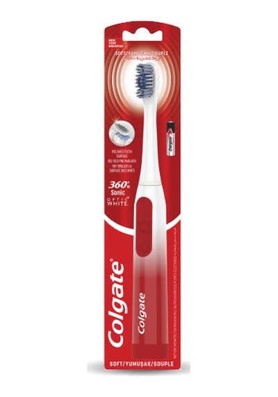 4 Adet Colgate 360 Sonic Optic White Pilli Diş Fırçası