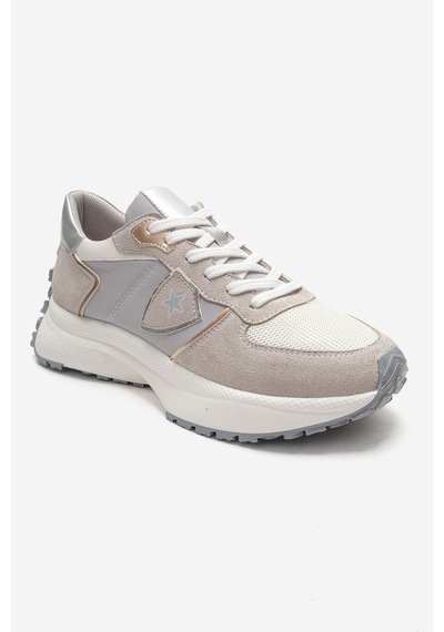 Luvishoes Bıella Buz Süet Kadın Sneaker Buz