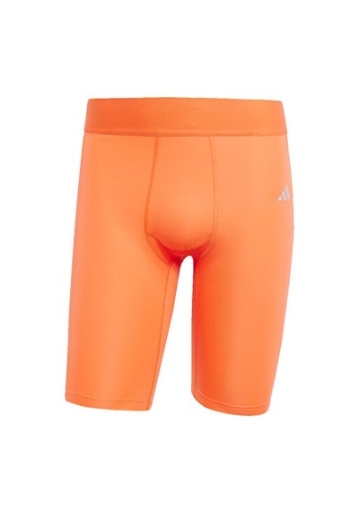 Adidas Techfıt Shrt Tıght M Erkek Antrenman Kısa Tayt Jm0651 Turuncu