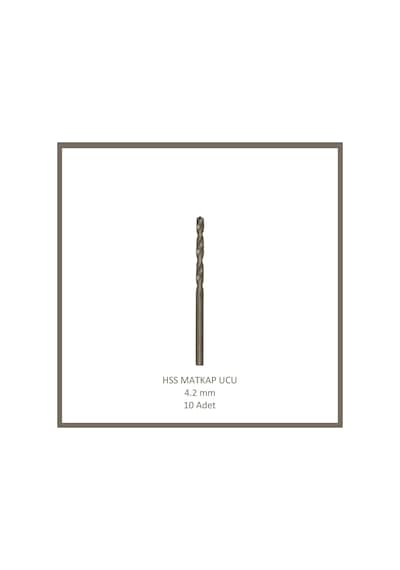 Hss Matkap Ucu 4,2 Mm, Metal, Ahşap, Plastik İçin 10 Adet