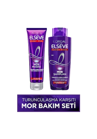 L'Oreal Paris Elseve Silver Mor Şampuan 200 ML + Maske 150 ML
