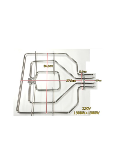 Fırın Isıtıcı Rezistansı Ikili 1300W+1500W - 474018614