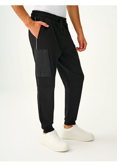 LOFT Regular Fit Erkek Eşofman Altı Lf2036495 Q1.v1 Siyah