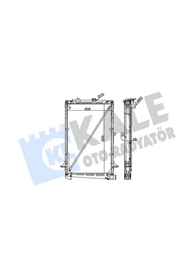 Kale 350230 Motor Radyatoru 1371372 1434917 1434917r