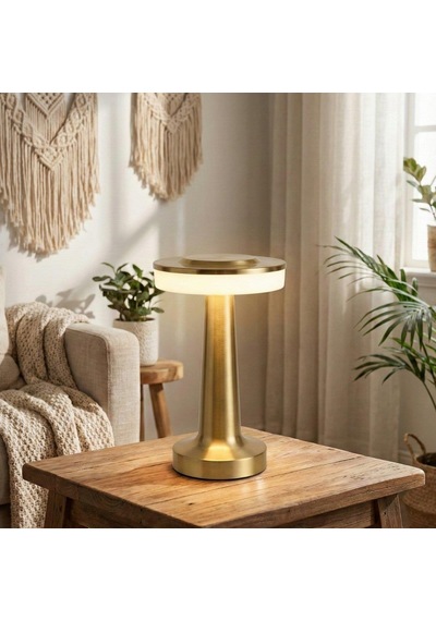 Plmk Masa Lambası 1209 Beyaz - Sarı