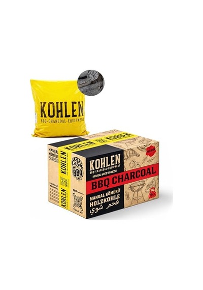 Kohlen Doğal Meşe Mangal Kömürü 5 Kğ- Bbq Özel Paket Diğer