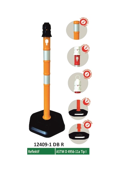 12409-1 Db R Evelux Dubalı Uyarı Dikme