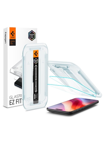 Spigen İphone Air Uyumlu Ekran Koruyucu Cam Kolay Kurulum Glas.tr Ez Fit - Agl09861