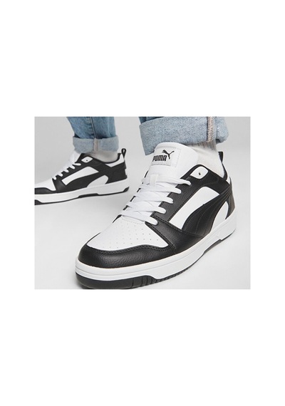 Puma Unisex Rebound V6 Low Tdp Ayakkabı 40638801 Beyaz