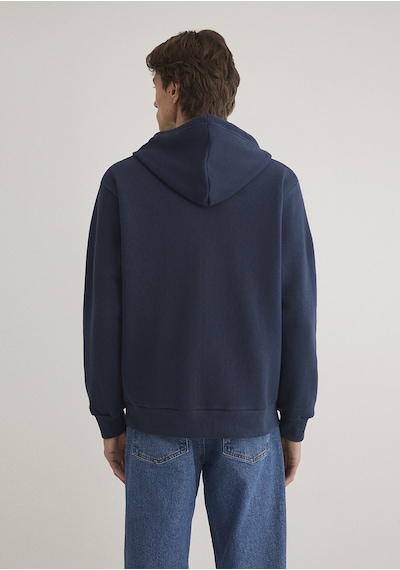 Mavi - Mavi Logo Baskılı Fermuarlı Lacivert Sweatshirt 0611715-70490 Lacivert