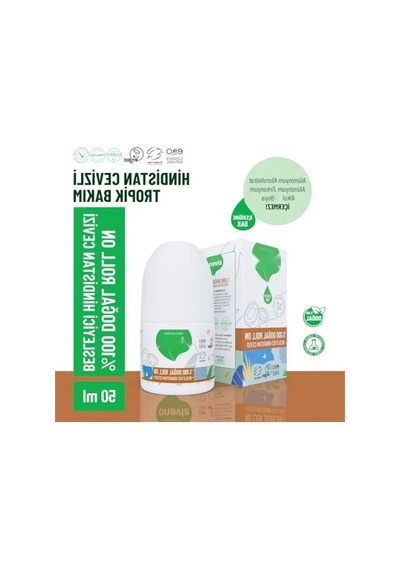 %100 Doğal Hindistan Cevizli Vegan Roll On Deodorant, 50 Ml