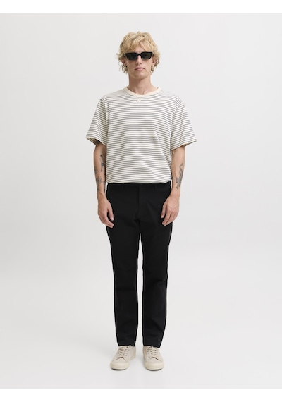 Jack & Jones Erkek Relaxed Fit Düsük Bel Chino Pantalon - Kane - 12212936 Siyah