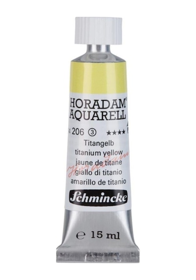 Schmincke : Horadam Aquarell Artist Sulu Boya : 15 Ml Tüp : Seri 3 206 Titanium Yellow