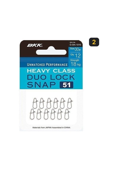 Bkk Duolock Snap-51 Maket Balık Klipsi 2